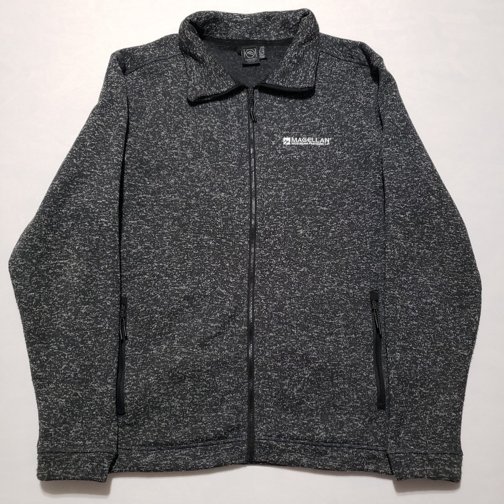 Stormtech Performance 1/4 Zip‎ Fleece Pullover Sweater Mens XL Heather Gray